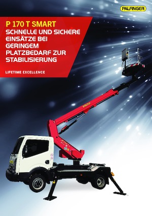 ट्रक माउंटेड टेलीस्कोपिक बूम लिफ्ट Palfinger P 170 T