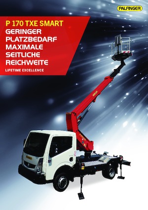 ट्रक माउंटेड टेलीस्कोपिक बूम लिफ्ट Palfinger P 170 TXE