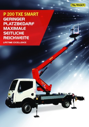 ट्रक माउंटेड टेलीस्कोपिक बूम लिफ्ट Palfinger P 200 TXE