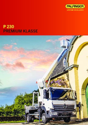 ट्रक माउंटेड टेलीस्कोपिक बूम लिफ्ट Palfinger P 230
