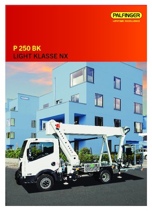 ट्रक माउंटेड टेलीस्कोपिक बूम लिफ्ट Palfinger P 250 BK