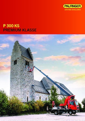ट्रक माउंटेड टेलीस्कोपिक बूम लिफ्ट Palfinger P 300 KS