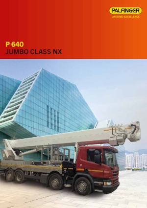 ट्रक माउंटेड टेलीस्कोपिक बूम लिफ्ट Palfinger P 640