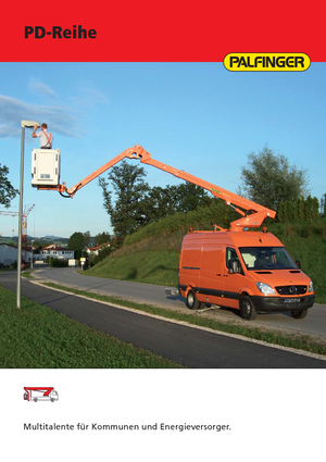 ट्रक माउंटेड टेलीस्कोपिक बूम लिफ्ट Palfinger PD 162 V