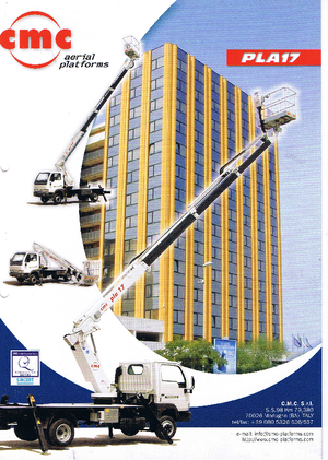 ट्रक माउंटेड टेलीस्कोपिक बूम लिफ्ट CMC PLA 17