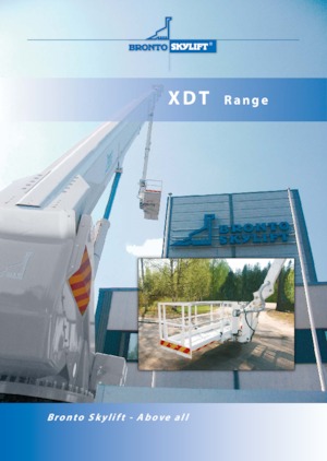 ट्रक माउंटेड टेलीस्कोपिक बूम लिफ्ट Bronto Skylift S 60 XDT