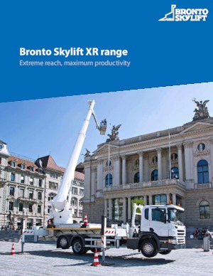 ट्रक माउंटेड टेलीस्कोपिक बूम लिफ्ट Bronto Skylift S 47 XR