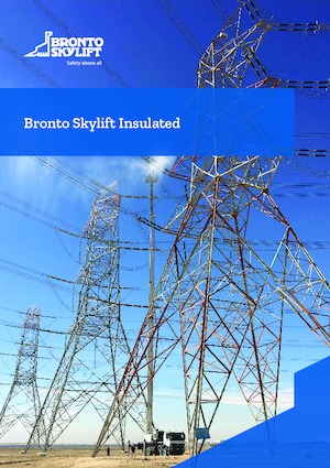 ट्रक माउंटेड टेलीस्कोपिक बूम लिफ्ट Bronto Skylift S 55 HDT 2000