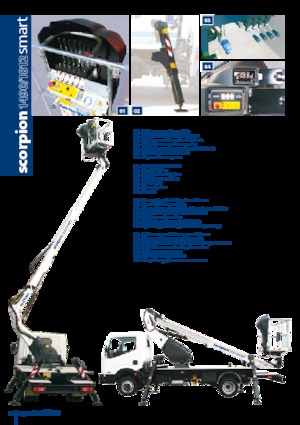 ट्रक माउंटेड टेलीस्कोपिक बूम लिफ्ट Oil & Steel Scorpion 1812 Plus