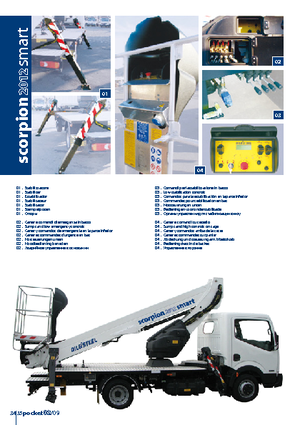 ट्रक माउंटेड टेलीस्कोपिक बूम लिफ्ट Oil & Steel Scorpion 2012