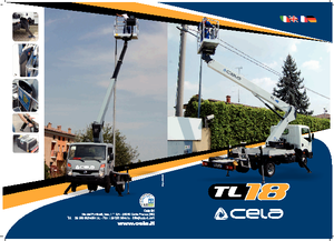 ट्रक माउंटेड टेलीस्कोपिक बूम लिफ्ट CELA TEL18