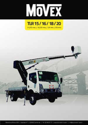 ट्रक माउंटेड टेलीस्कोपिक बूम लिफ्ट Movex TLH 16