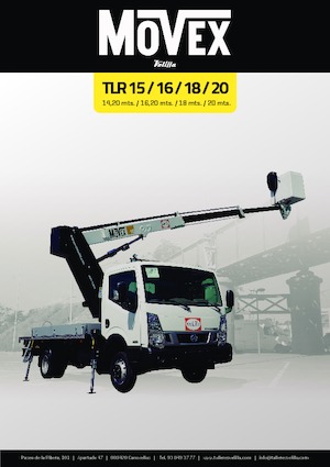 ट्रक माउंटेड टेलीस्कोपिक बूम लिफ्ट Movex TLR 18