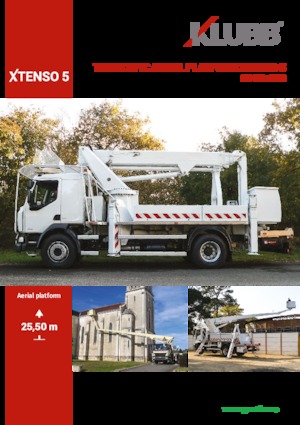 ट्रक माउंटेड टेलीस्कोपिक बूम लिफ्ट Klubb Xtenso 5