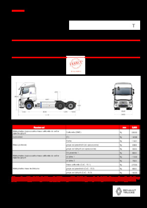 ट्रक ट्रैक्टर - ट्रैक्टर यूनिट Renault E-TECH T - T6x2 TAG