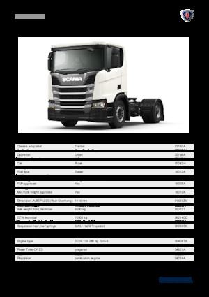 ट्रक ट्रैक्टर - ट्रैक्टर यूनिट Scania R 280 A4x2NZ