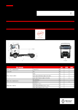 ट्रक ट्रैक्टर - ट्रैक्टर यूनिट Renault T HIGH T4X2 X-LOW 13L E6