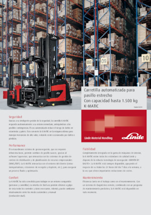 टरेट ट्रक Linde K-MATIC 1.5