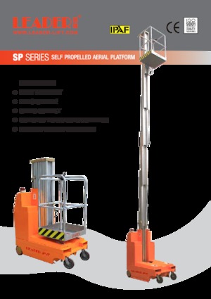 सिंगल वर्टिकल मास्ट बूम लिफ्ट Leader SP 20