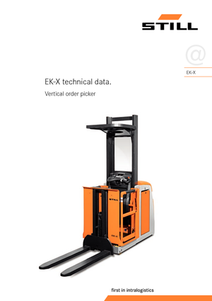 ऑर्डर पिकर और चेरी पिकर फोर्कलिफ्ट Still EK-X-