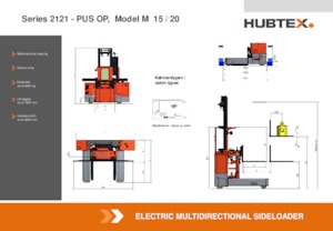 ऑर्डर पिकर और चेरी पिकर फोर्कलिफ्ट Hubtex M 20 PUS