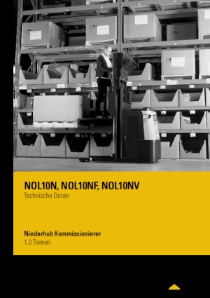 ऑर्डर पिकर और चेरी पिकर फोर्कलिफ्ट Caterpillar NOL10NV
