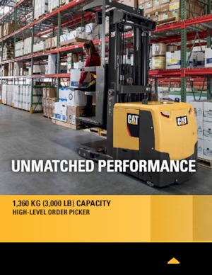 ऑर्डर पिकर और चेरी पिकर फोर्कलिफ्ट Caterpillar NOR15