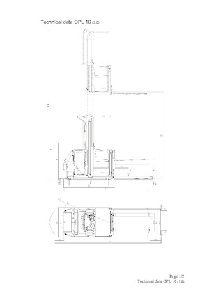 ऑर्डर पिकर और चेरी पिकर फोर्कलिफ्ट Actil Warehouse Trucks OPL 10 3.0