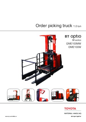 ऑर्डर पिकर और चेरी पिकर फोर्कलिफ्ट BT OME 100 W Man-Up 