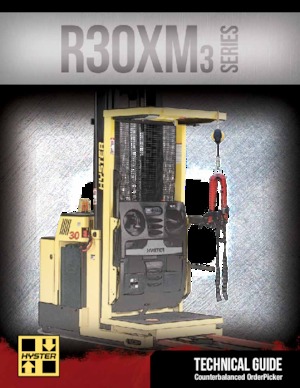 ऑर्डर पिकर और चेरी पिकर फोर्कलिफ्ट Hyster R30XM3