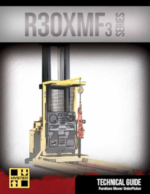 ऑर्डर पिकर और चेरी पिकर फोर्कलिफ्ट Hyster R30XMF3
