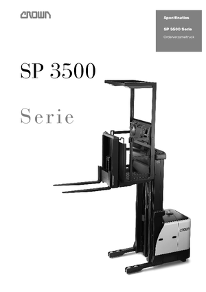 ऑर्डर पिकर और चेरी पिकर फोर्कलिफ्ट Crown SP 3512-1.0 TT
