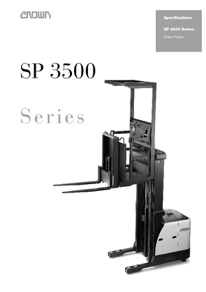 ऑर्डर पिकर और चेरी पिकर फोर्कलिफ्ट Crown SP 3512-1.0 TT