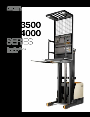 ऑर्डर पिकर और चेरी पिकर फोर्कलिफ्ट Crown SP 4000-30