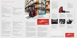 ऑर्डर पिकर और चेरी पिकर फोर्कलिफ्ट Linde V10 Duplex