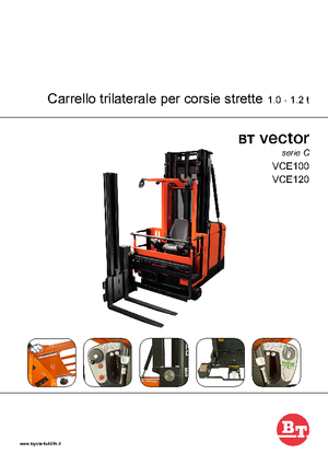इलेक्ट्रिक साइडलोडर BT Vector VCE 120