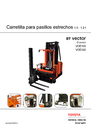 इलेक्ट्रिक साइडलोडर BT Vector VCE 120