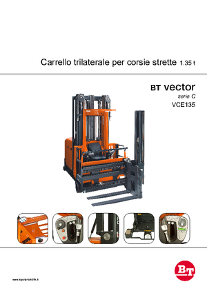 इलेक्ट्रिक साइडलोडर BT Vector VCE 135