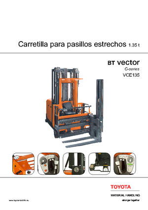 इलेक्ट्रिक साइडलोडर BT Vector VCE 135