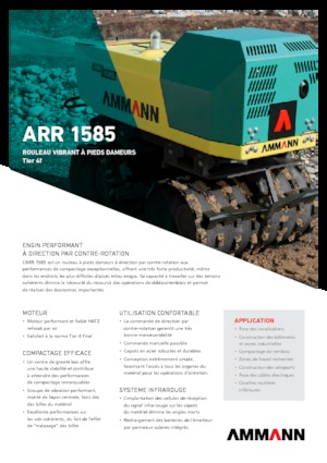 वाइब्रेशन ट्रेंच रोलर Ammann ARR 1585 T4f