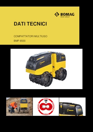 वाइब्रेशन ट्रेंच रोलर Bomag BMP 8500