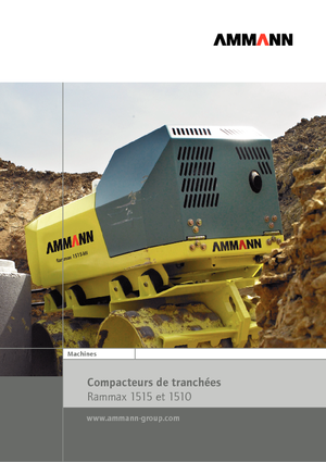 वाइब्रेशन ट्रेंच रोलर Ammann Rammax 1515 M