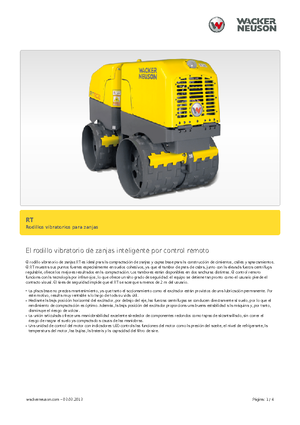 वाइब्रेशन ट्रेंच रोलर Wacker Neuson RT 56 SC 2