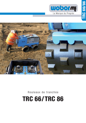 वाइब्रेशन ट्रेंच रोलर weber mt TRC 66