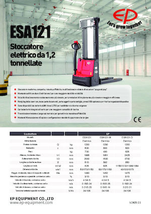वॉकी स्टेकर EP ESA121-D