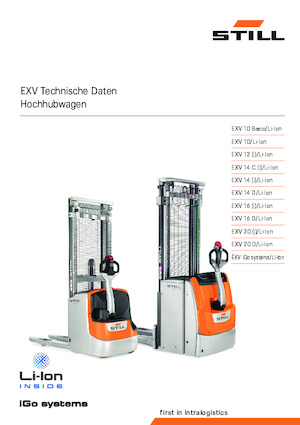 वॉकी स्टेकर Still EXV 10 