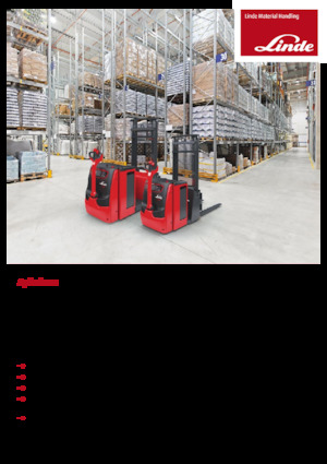 वॉकी स्टेकर Linde L06AC Duplex