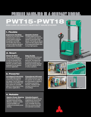 वॉकी स्टेकर Mitsubishi PWT18