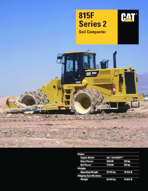 कचरा कॉम्पेक्टर Caterpillar 815F