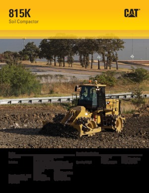 कचरा कॉम्पेक्टर Caterpillar 815K